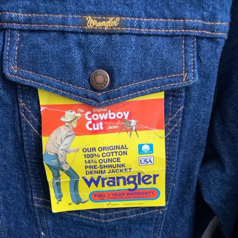 NWT Wrangler Cowboy Cut Denim Jacket XXL - Picture 3 of 5